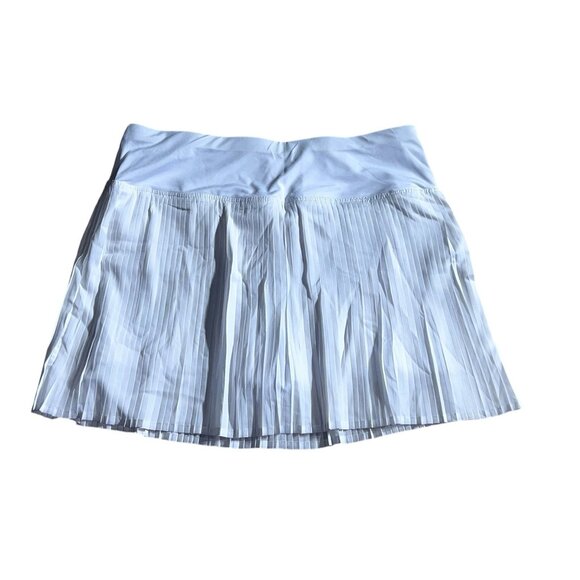 Halara Everyday Breezeful 2-in-1 Pleated Side Pocket Tennis Skirt Sz Large White - Picture 1 of 5